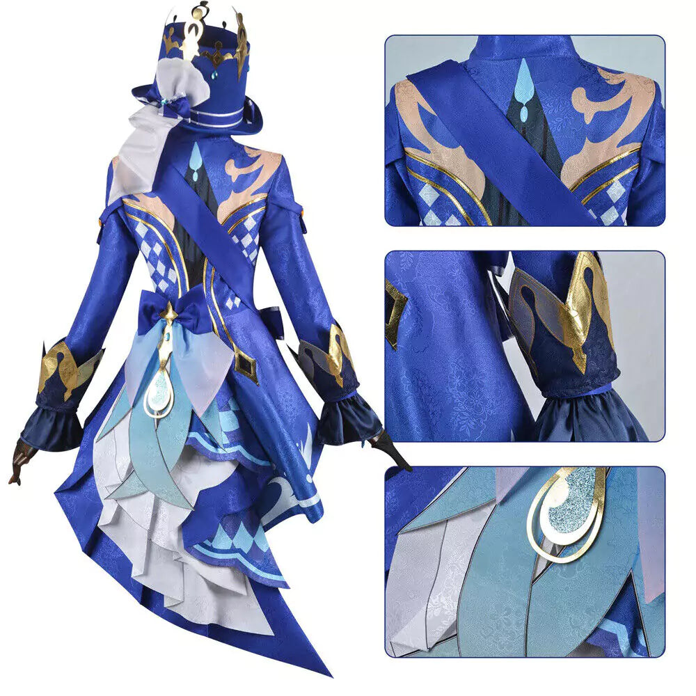 Genshin Impact Focalors Complete Cosplay Costume Outfit