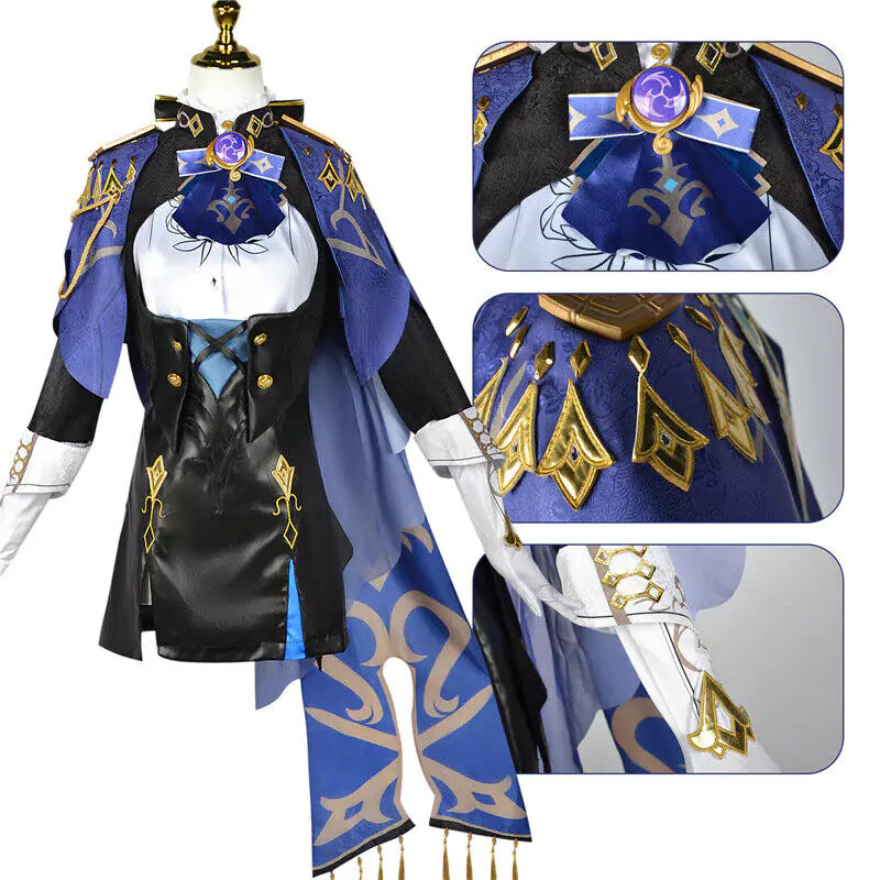 Genshin Impact Clorinde Complete Cosplay Costume Outfit