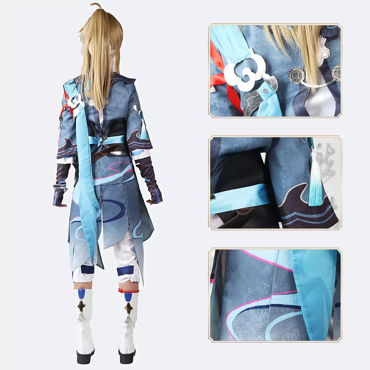 Honkai Star Rail Yanqing Complete Cosplay Costume Outfit