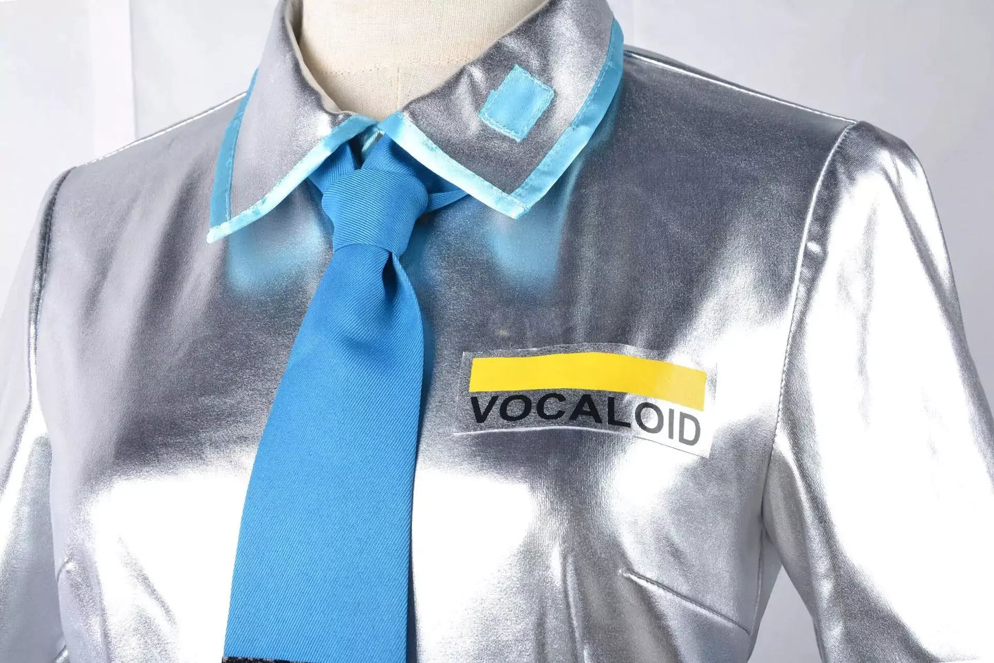 Hatsune Miku Vocaloid Male Silver Complete Cosplay Costume Outfit