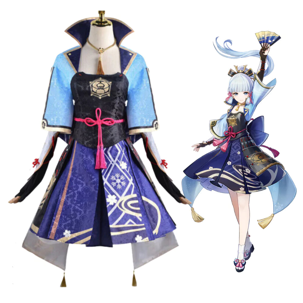 Genshin Impact Kamisato Ayaka Complete Cosplay Costume Outfit