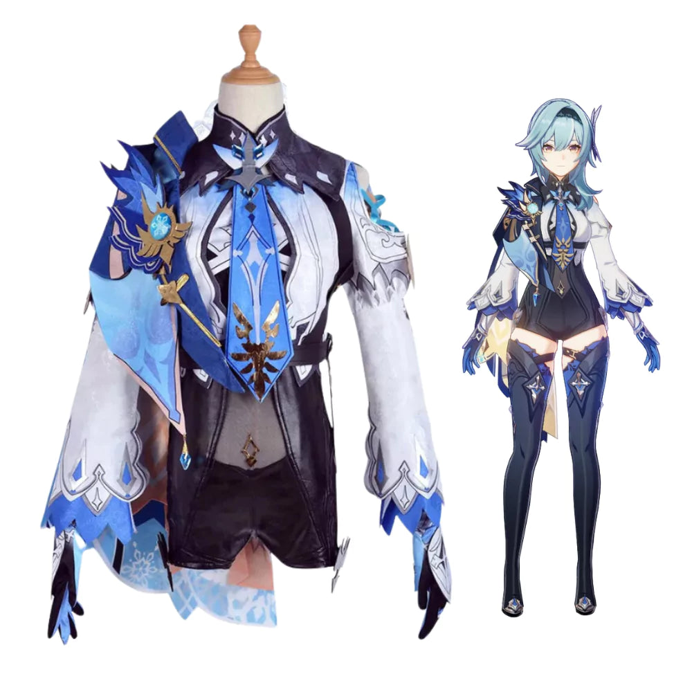 Genshin Impact Eula Complete Cosplay Costume Outfit