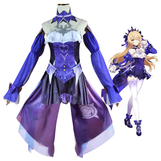 Genshin Impact Fischl Carnival Complete Cosplay Costume Outfit