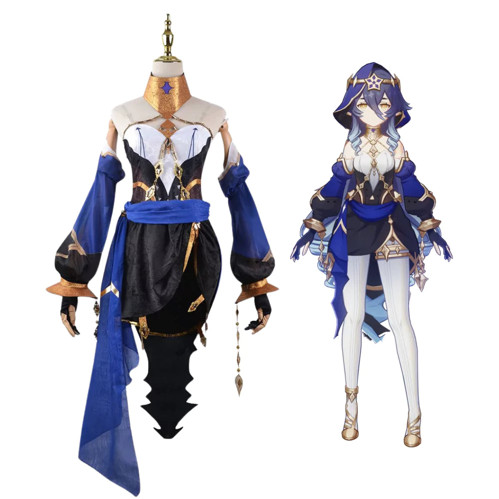 Genshin Impact Layla Complete Cosplay Costume Outfit