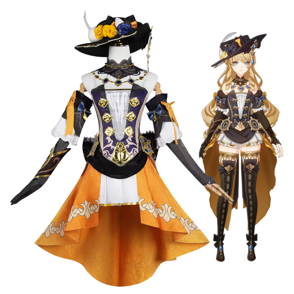 Genshin Impact Navia Complete Cosplay Costume Outfit