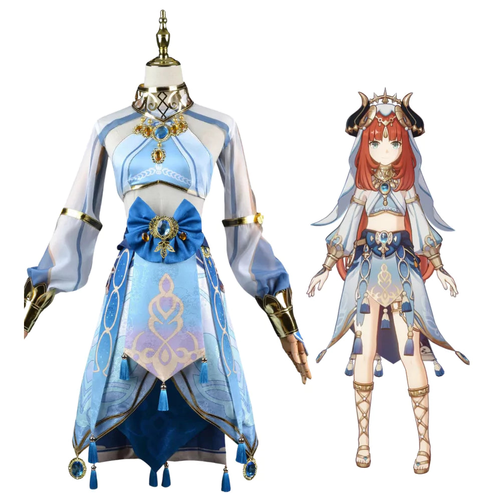 Genshin Impact Nilou Cosplay Costume | Game Outfit