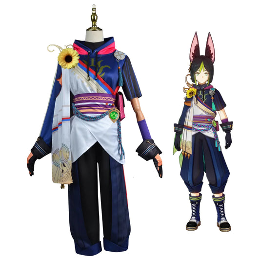 Genshin Impact Tighnari Complete Cosplay Costume Outfit