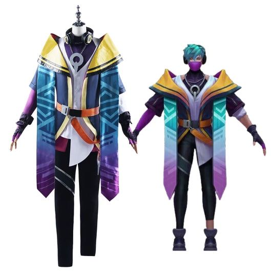 League of Legend Heartsteel Aphelios Complete Cosplay Costume Outfit