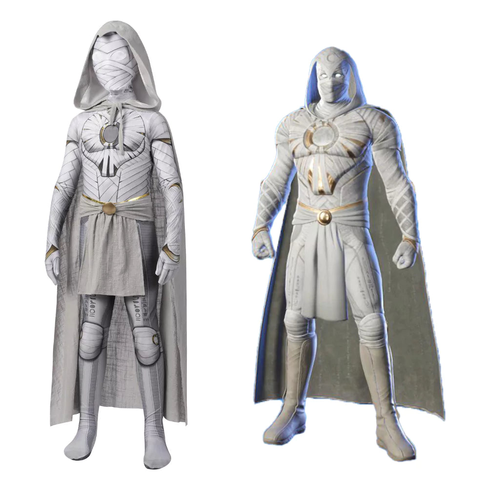 Marvel Children Moon Knight Complete Cosplay Costume Outfit