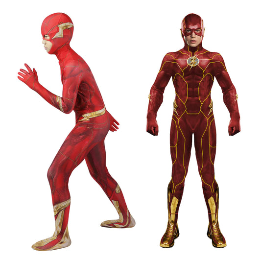 DC Children The Flash Movie Complete Cosplay Costume Outfit