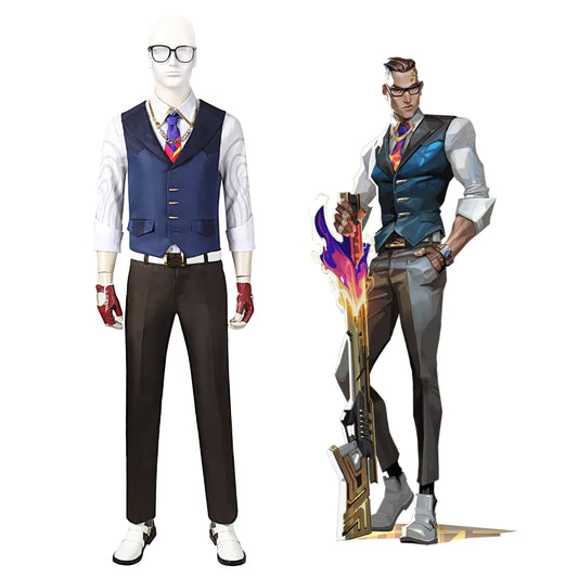 Valorant Agent Chamber Complete Cosplay Costume Outfit