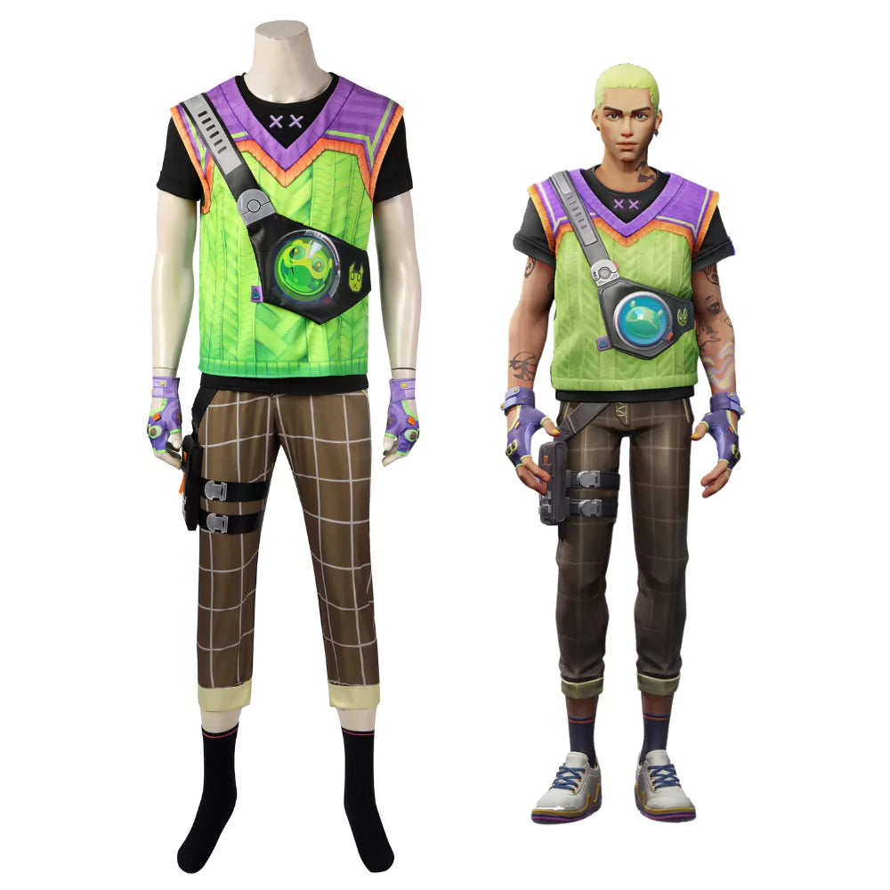 Valorant Agent Gekko Complete Custom Cosplay Costume Outfit