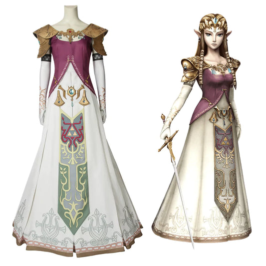 The Legend of Zelda Princess Complete Cosplay Costume Outfit