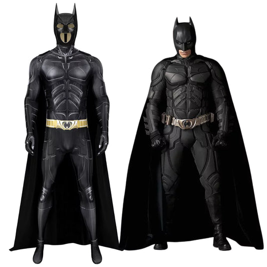 DC Batman Bruce Wayne Complete Cosplay Costume Outfit