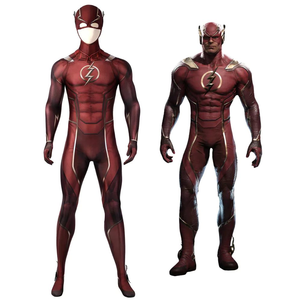 DC The Flash Injustice 2 Complete Cosplay Costume Outfit