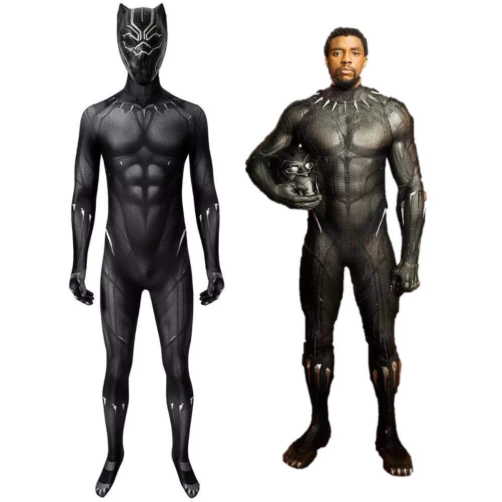 Marvel Black Panther Complete Cosplay Costume Outfit