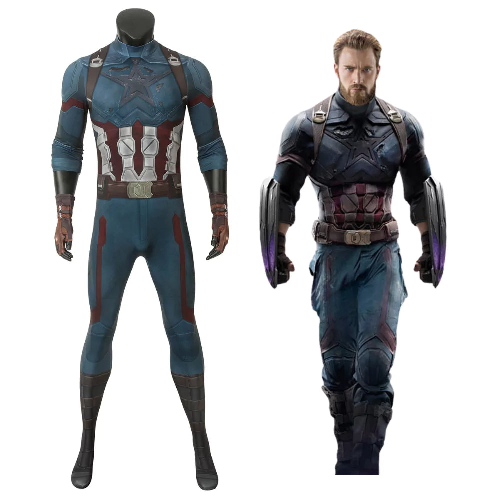 Captain America Avengers 3 Cosplay Costume | Marvel Outfit