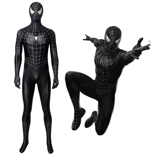 Marvel Spiderman Black Venom 2007 Complete Cosplay Costume Outfit