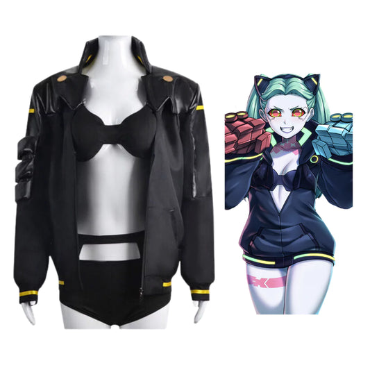 Cyberpunk Edgerunner Rebecca Complete Cosplay Costume Outfit