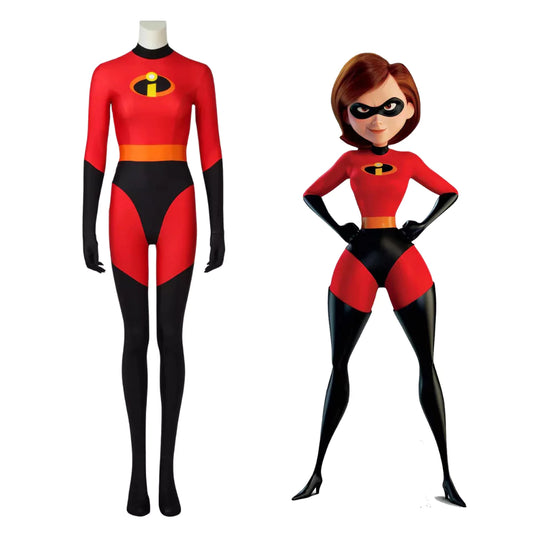 Movie The Incredibles Helen Parr Complete Cosplay Costume Outfit