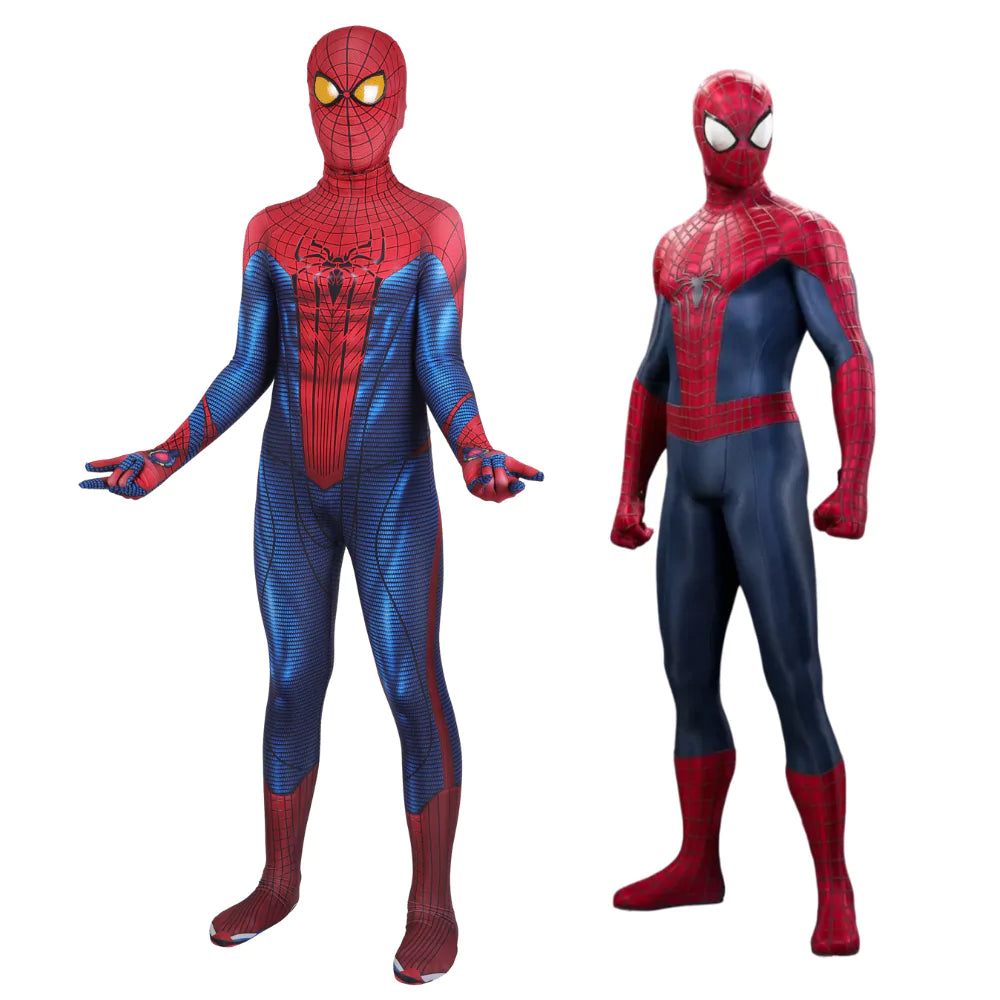 Marvel Children Amazing Spiderman Complete Cosplay Costume Outfit