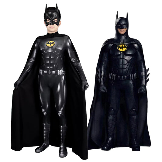 DC Children Batman 1989 Complete Cosplay Costume Outfit