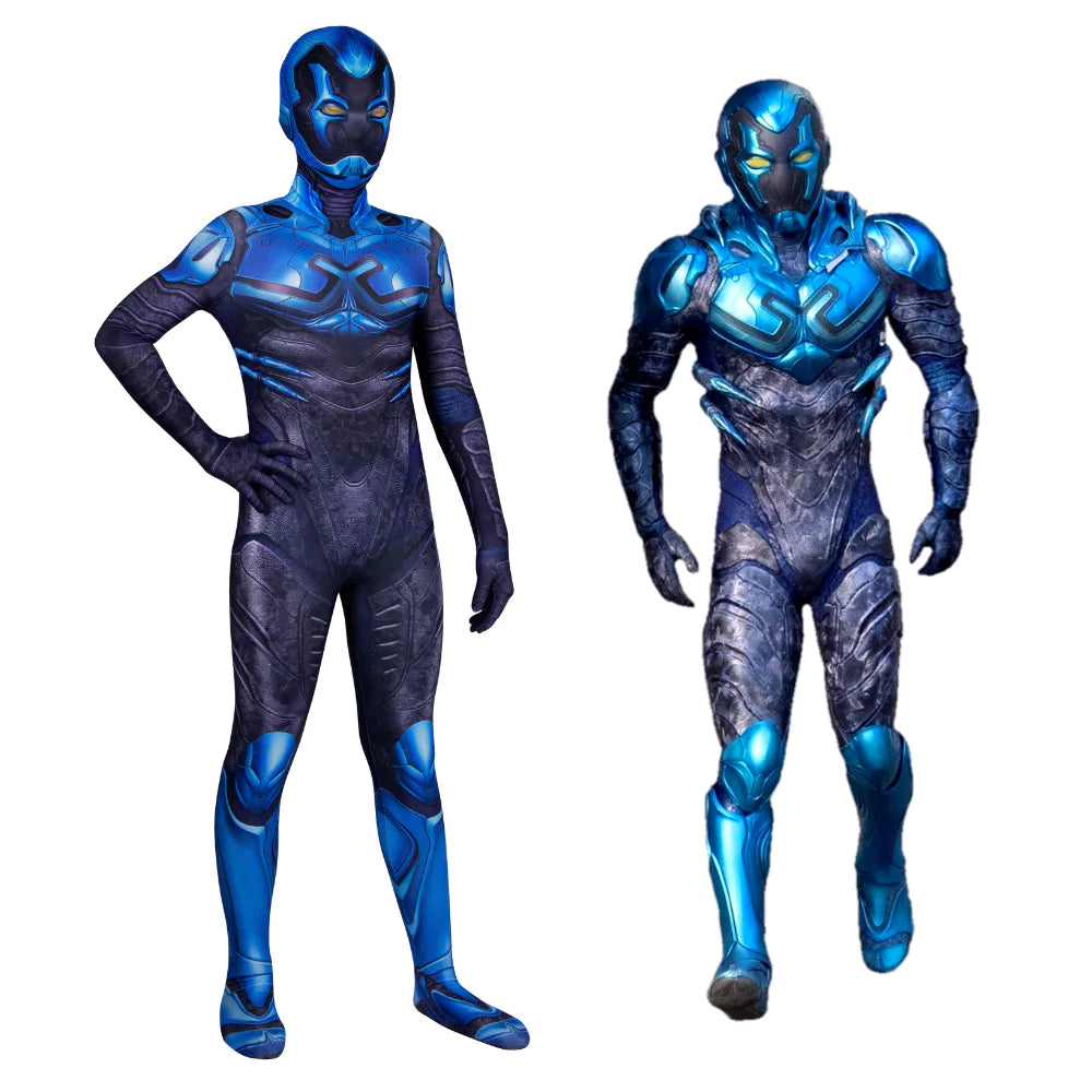 DC Children Blue Beetle Complete Cosplay Costume Outfit