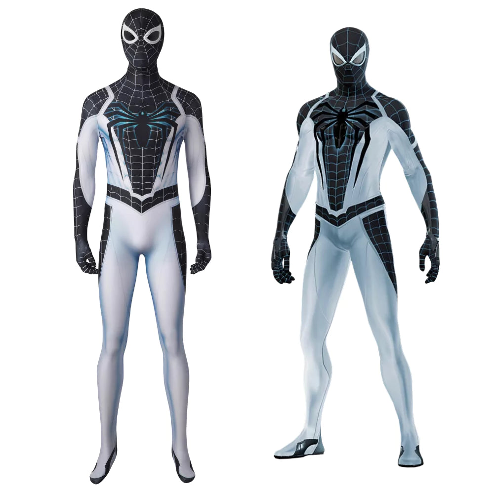 Marvel Spiderman PS5 Negative Suit Complete Cosplay Costume Outfit