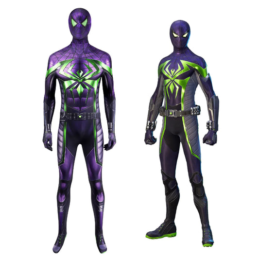 Spider-Man Purple Reign Cosplay Costume | Marvel Outfit