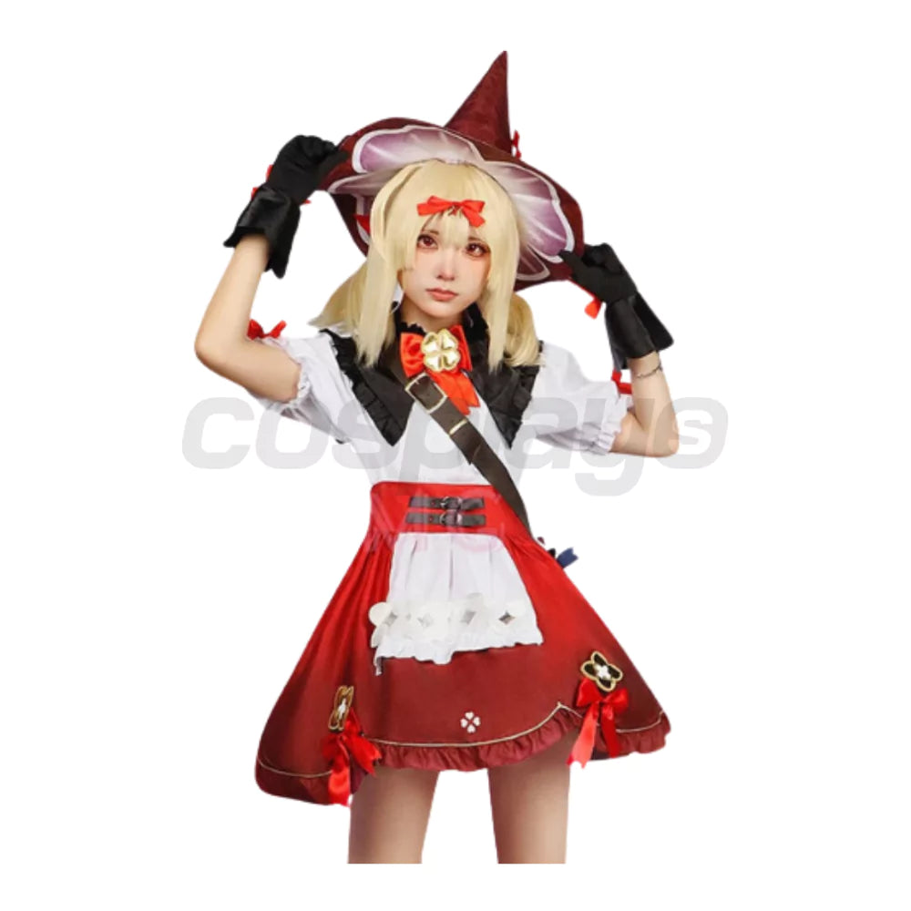 Genshin Impact Klee Blossoming Complete Cosplay Costume Outfit