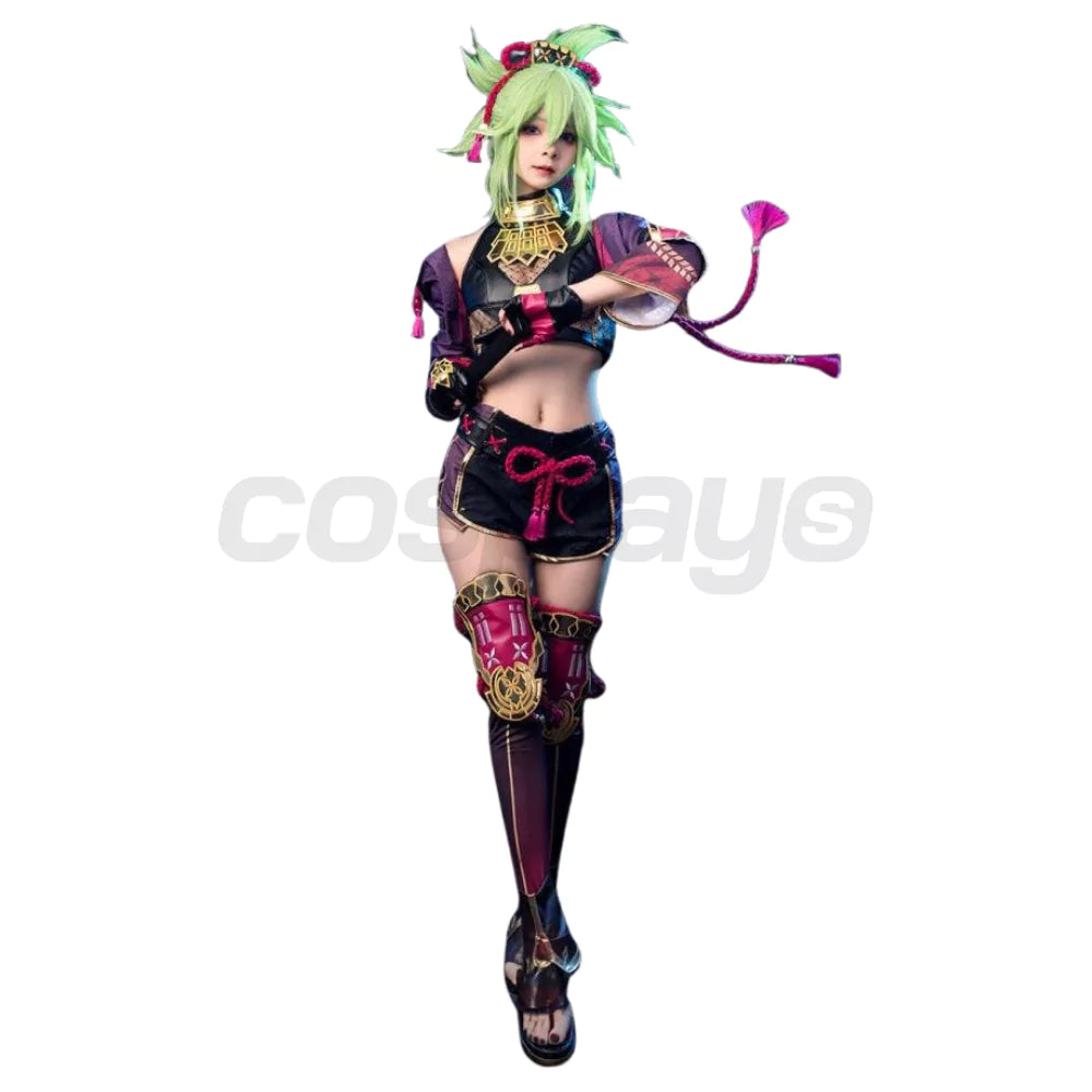 Genshin Impact Kuki Shinobu Complete Cosplay Costume Outfit