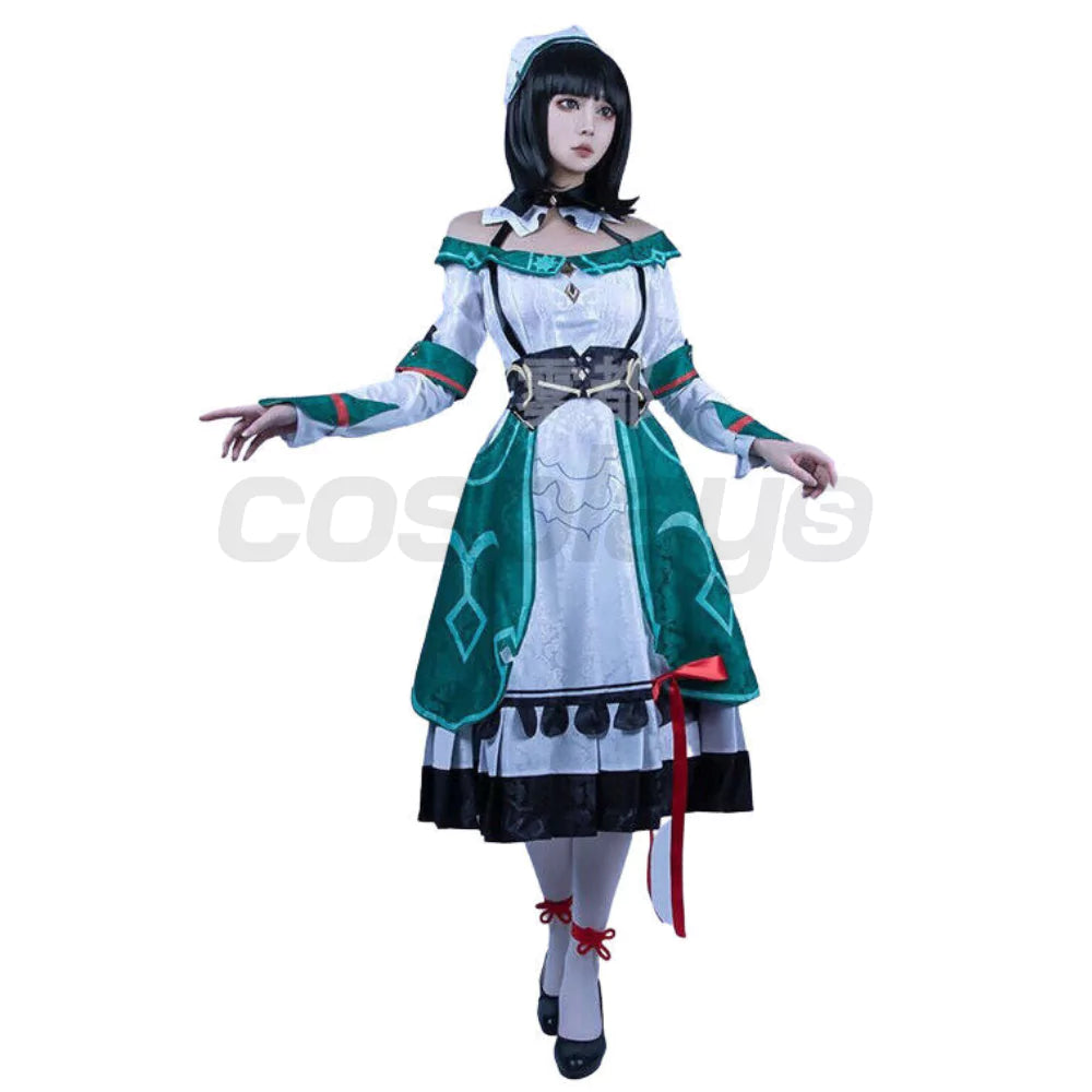 Genshin Impact Katheryne Complete Cosplay Costume Outfit