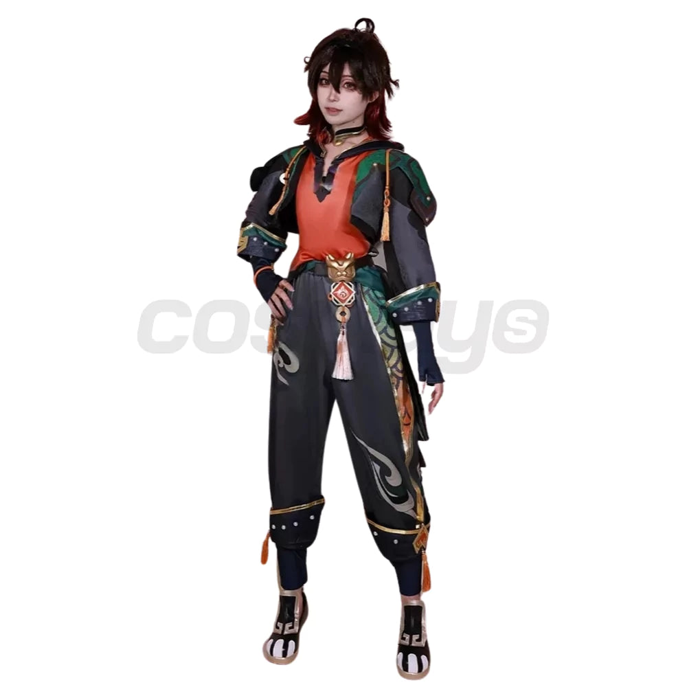 Genshin Impact Jiaming Complete Cosplay Costume Outfit