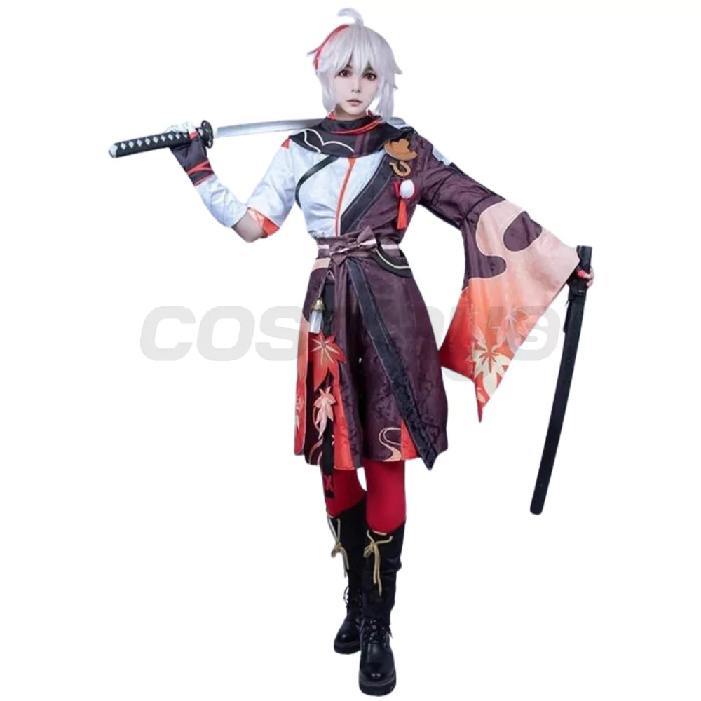 Genshin Impact Kaedehara Kazuha Complete Cosplay Costume Outfit