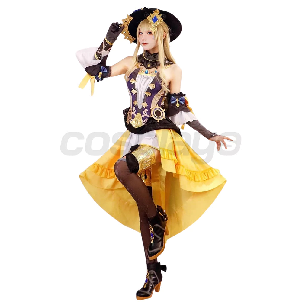 Genshin Impact Navia Cosplay Costume | Game Outfit