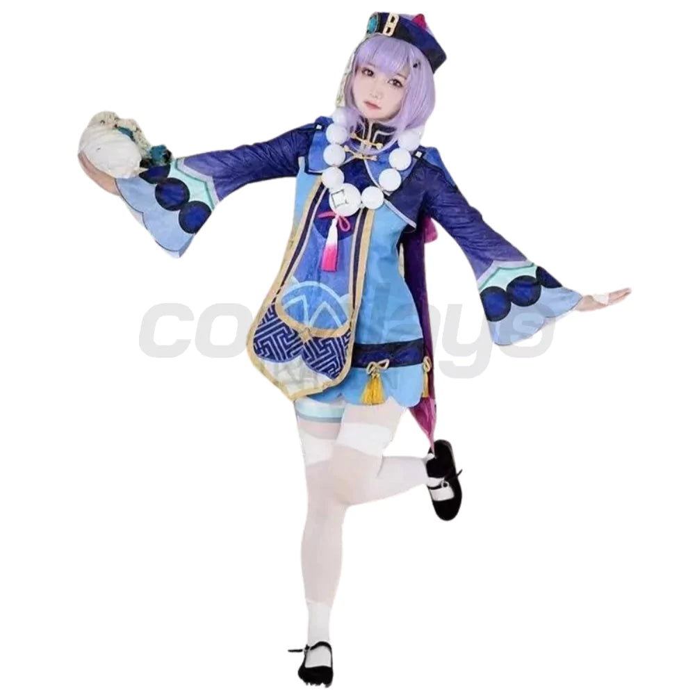 Genshin Impact Qiqi Complete Cosplay Costume Outfit