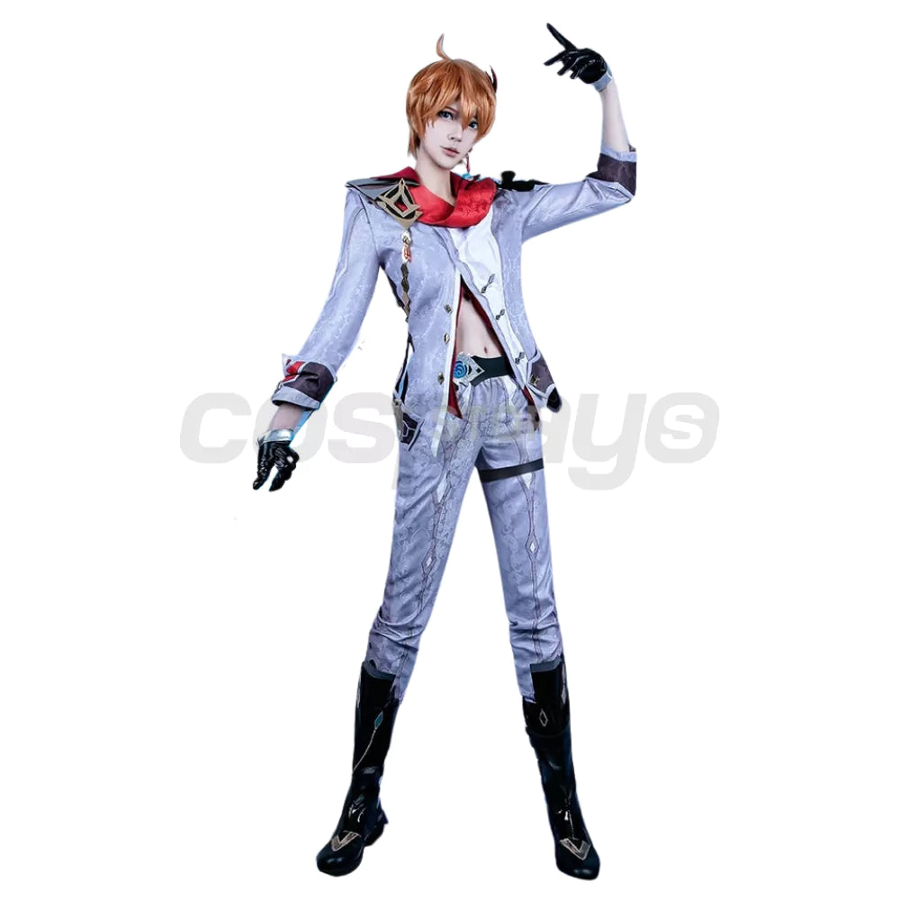 Genshin Impact Tartaglia Complete Cosplay Costume Outfit