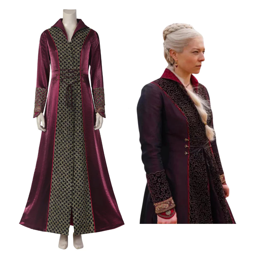 House of the Dragon Elder Rhaenyra Targaryen Complete Costume Cosplay Outfit