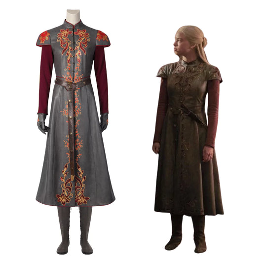 House of the Dragon Adult Rhaenyra Targaryen Complete Costume Cosplay Outfit