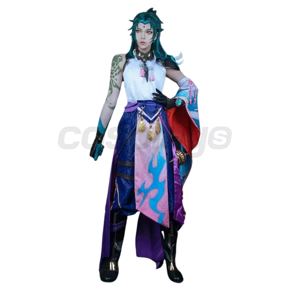 Genshin Impact Xiao Complete Cosplay Costume Outfit