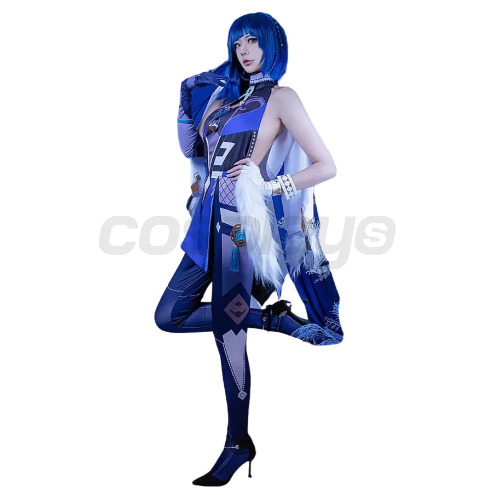 Genshin Impact Yelan Complete Cosplay Costume Outfit