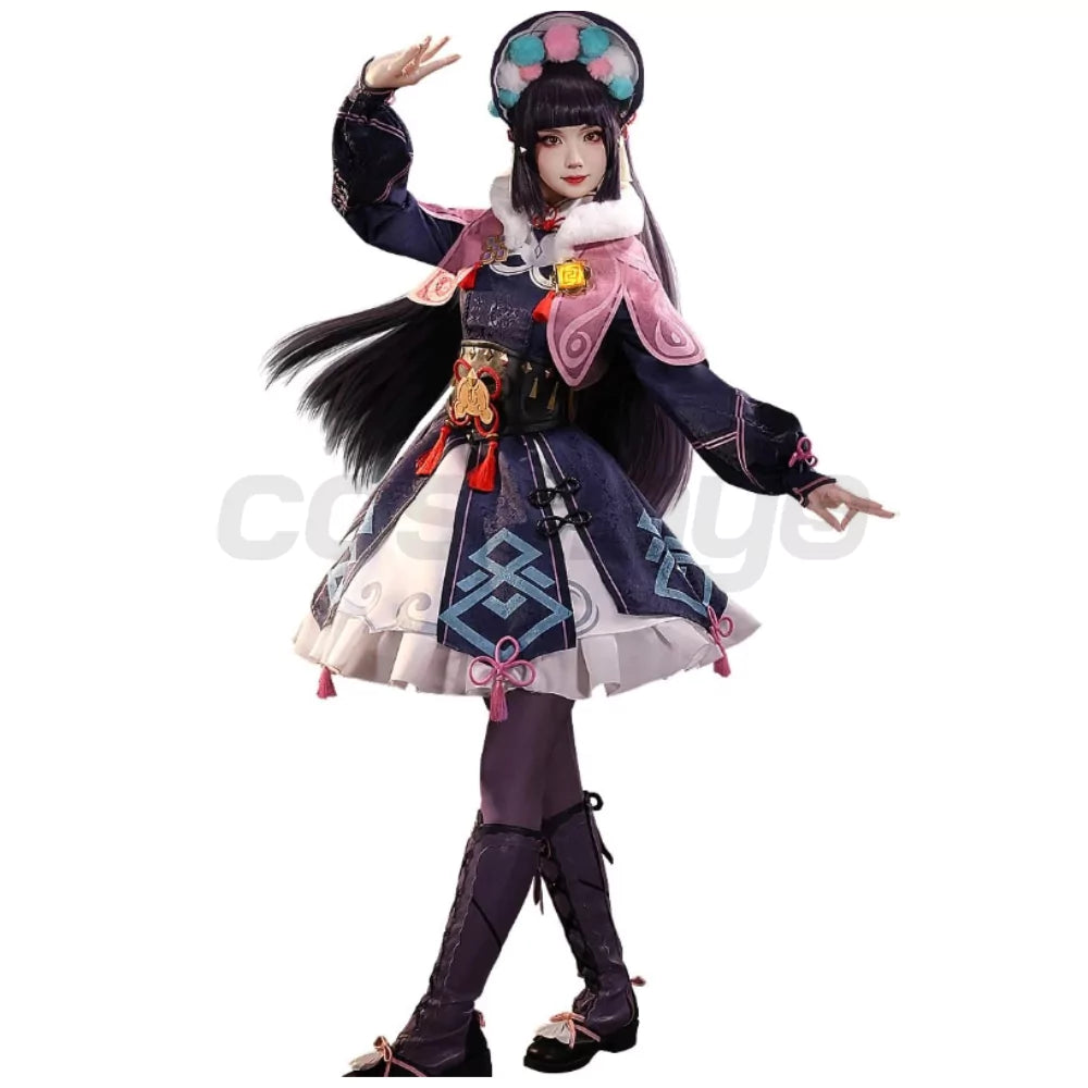 Genshin Impact Yunjin Complete Cosplay Costume Outfit