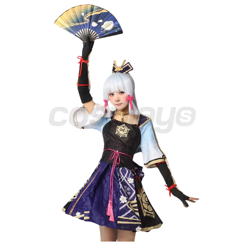 Genshin Impact Kamisato Ayaka Complete Cosplay Costume Outfit