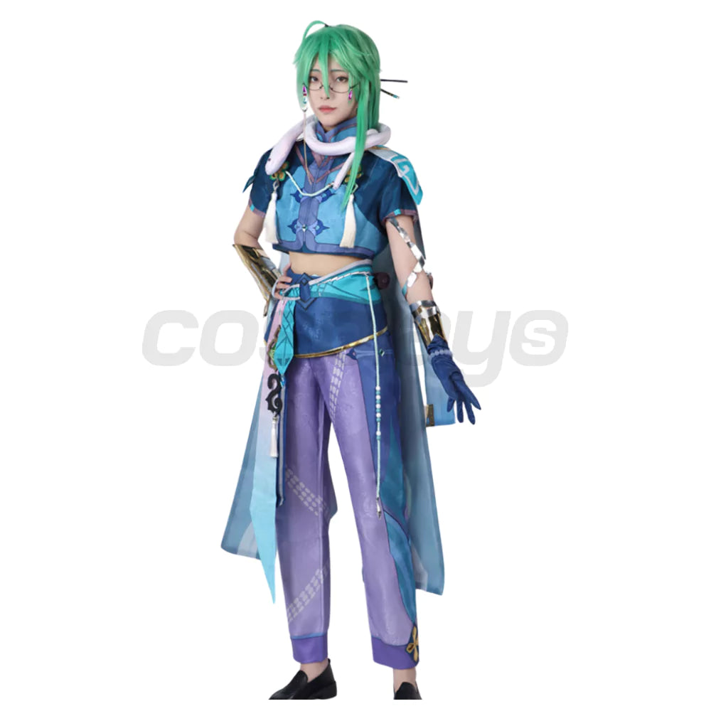 Genshin Impact Baizhu Complete Cosplay Costume Outfit