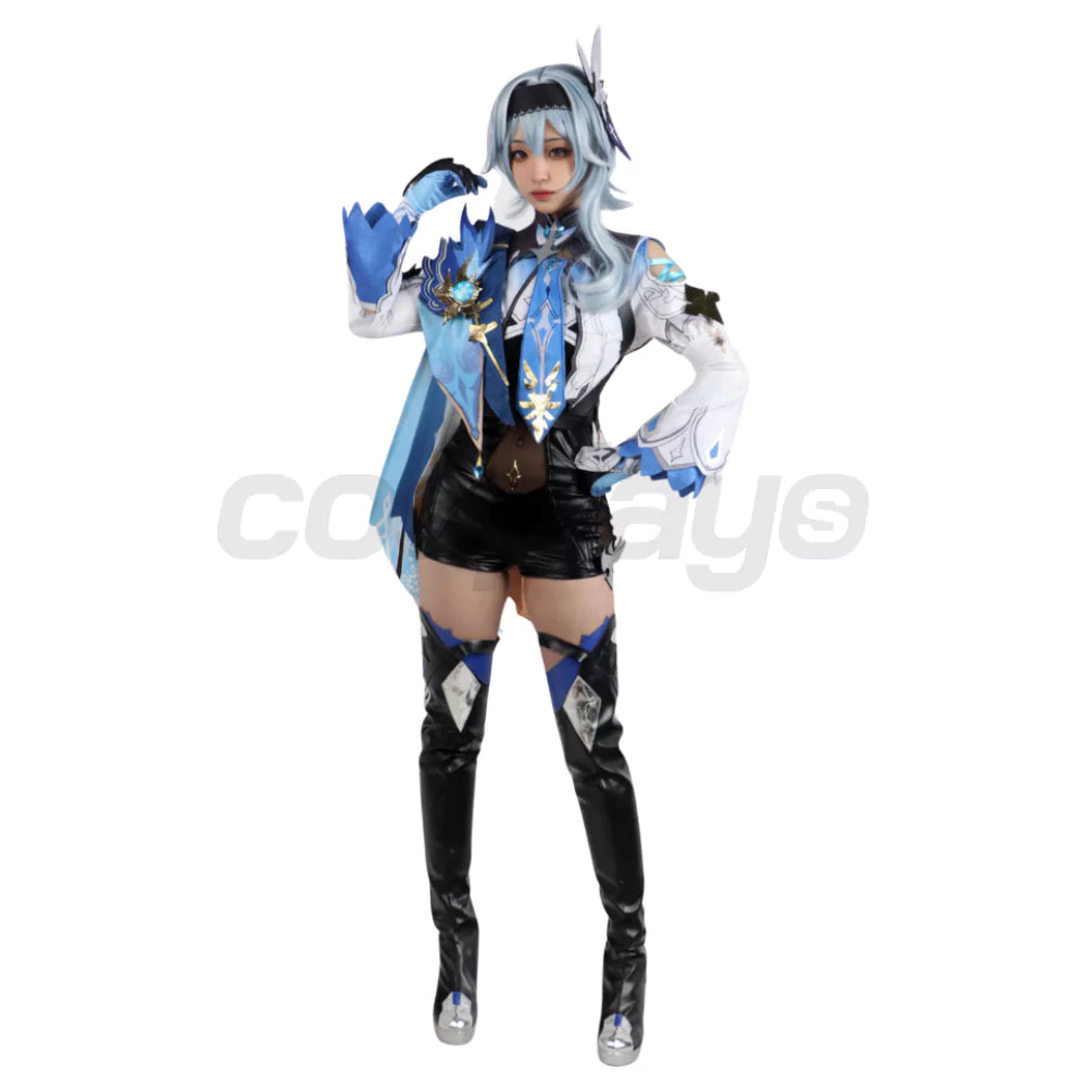 Genshin Impact Eula Complete Cosplay Costume Outfit